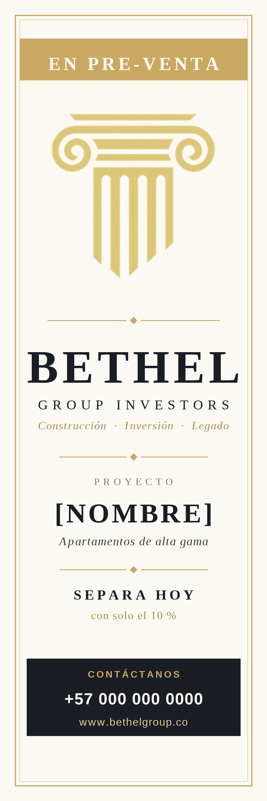 Abrimos la sala de ventas del Proyecto Bethel I